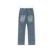 Men's Clothing Washed Distressed B73 Double Knee Casual Loose New Vintage Jeans_mkmklike.com