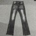European And American High Street Vintage 517 Style Jeans Slightly Flared Slim Fit Slimming Washed Long Pants For Men_mkmklike.com