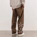 Men's New Embroidered High Street Trendy Brand Casual Legged Pants Men_mkmklike.com