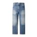 Men's Clothing Retro Straight Jeans Trendy All Match Heavy Washed Slim Large Size Jeans_mkmklike.com