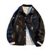 Loom European And American Brand INS Niche Graffiti Denim For Men Loose Fit Versatile Trendy Cool Casual Jacket_mkmklike.com