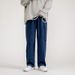 Spring/Summer New Jeans Brand Loose Straight Wide Leg Pants Men's Fashion Korean Casual Dad Pants_mkmklike.com