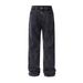 Men's Vintage Washed Denim Jeans – Black Distressed Cleanfit Straight Leg Pants (S-Xxxl) Fashion Trends_mkmklike.com