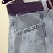 Summer High-Waisted Slimming Wide Leg Denim Shorts Korean Style Casual Versatile Chic Hot Pants Trendy Rolled up_mkmklike.com