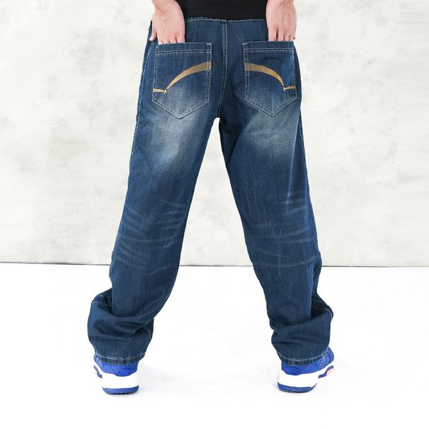 European And American Winter Loose And Fattened Plus Fat Hip Hop Large Size Skateboard Pants_mkmklike.com