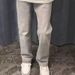 Vintage High Street Straight Leg Slightly Flared Jeans For Men & Women - Cement Grey Casual Slim Fit Denim Pants_mkmklike.com