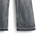 Distressed Washed Frayed Flared Jeans Men's Long Vibe Hippie Trend American Loose Wide-Leg Pants_mkmklike.com