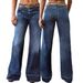 Vintage High-Waisted Straight Leg Jeans For Women – Relaxed Fit Stretch Denim Pants (Dark Blue, S-XXL)_mkmklike.com