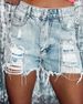 Denim shorts 2023 years European and American fashion casual studded denim hot pants_mkmklike.com