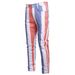 Men's Clothing Fashion Personalized Digital Printing Color Stripe Stretch Denim Trousers_mkmklike.com