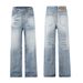 LKTM Washed Light Color Jeans Loose Fit Flared Pants Midweight Polyester Versatile Men's And Women's Wear American High Street Style_mkmklike.com