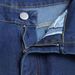 Slim Fit Mid Waist Men's Denim Trousers Fashion Trend Solid Color Stretchy Straight Jeans Machine Washable_mkmklike.com