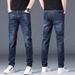 Winter Jeans Men's Slim-fit Straight Men's Pants Business Casual Men's Pants Long Pants_mkmklike.com