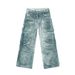EF JEANS | 2025 Spring New Niche Heavy Industry Gradual Change Spray Color Do Old Multi Pocket Wide Leg Cargo Pants Tide_mkmklike.com