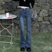 High-waisted Women's Jeans 2025 Autumn And Winter New Style, Stretchy Slim-fit Flared Pants, Korean Version, Slimming_mkmklike.com