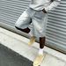 Men's Retro Washed Denim Shorts Casual Loose Fit Hip Hop Trendy Streetwear European American Style Five-Point Pants_mkmklike.com