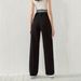 Cross-border Bestseller New Fashion Elegant Women's Straight-leg Denim Pants With Diamond Line Design_mkmklike.com