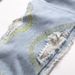 Men's Slim Straight Jeans With Fashion Hole Embroidery Patch - Comfortable Cotton Denim Pants For Casual Wear (Sizes 28-42)_mkmklike.com