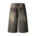 Men's Clothing Street Stitching Design Jeans Loose Trousers_mkmklike.com