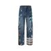 Concert Inspired Vintage Hip-Hop Jeans – High Street Distressed Graffiti Denim Pants For Men_mkmklike.com