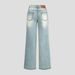 Vintage Washed High Waist Loose Straight Leg Jeans For Women- Distressed Wide Leg Denim Pants With Comfortable Cotton Blend (Light Blue, S/M/L/Xl)_mkmklike.com