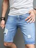 Men's Clothing Men's Trendy Brand Fashion Personality Shorts High Street Fashion Men's Pants Slim Fit Denim_mkmklike.com