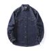 New Large Size Men's Clothing Does Not Fade Denim Shirt Men's Simple Versatile Fat Man Primary Color Denim Shirt Men's Clothing_mkmklike.com