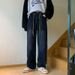 Men's Clothing Trendy High Street Style Jeans For Men And Women Hong Kong Style Simple Cool And Stylish Long Pants For All_mkmklike.com