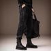 Men's High End Retro Workwear Jeans Loose Fit Harem Style Jogger Cuffs Casual Long Pants Winter New Style American Denim_mkmklike.com