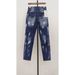Men’s Slim-Fit Ripped Jeans – Trendy Distressed Denim Pants With Splatter Paint & Skinny Stretch Fit_mkmklike.com