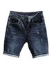 Men's Slim Fit Tapered Stretch Denim Shorts High Street Style Versatile Stylish Youth Summer Wear Five Point Pants_mkmklike.com