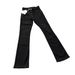 Men's High Waist Vintage Washed Black Jeans – Cleanfit Stretch Denim Pants With Distressed Details & Slight Flare Hem_mkmklike.com