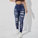 Women's Clothing Ripped Raw Edge High Elastic Women's Denim Skinny Pants_mkmklike.com