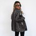 Women's Distressed Denim Jacket Style Top_mkmklike.com