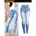 Women's Clothing Ripped Slim Fit Stretch Small Feet Lead Jeans _mkmklike.com