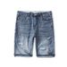 Summer Thin Ripped Five-point Jeans Men's 5-point New American Medium Pants Men's Fattened And Enlarged Denim Shorts Men's_mkmklike.com