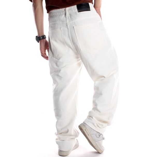 Man's Clothing Trend Long Pants Men's Hip Hop Skate Baggy Plus Size Hip Hop Jeans_mkmklike.com