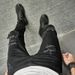 Skinny Hole Jeans For Men Vintage Pencil Pants Straight Ankle Length Trousers Washed Distressed Denims Autumn Streetwear_mkmklike.com