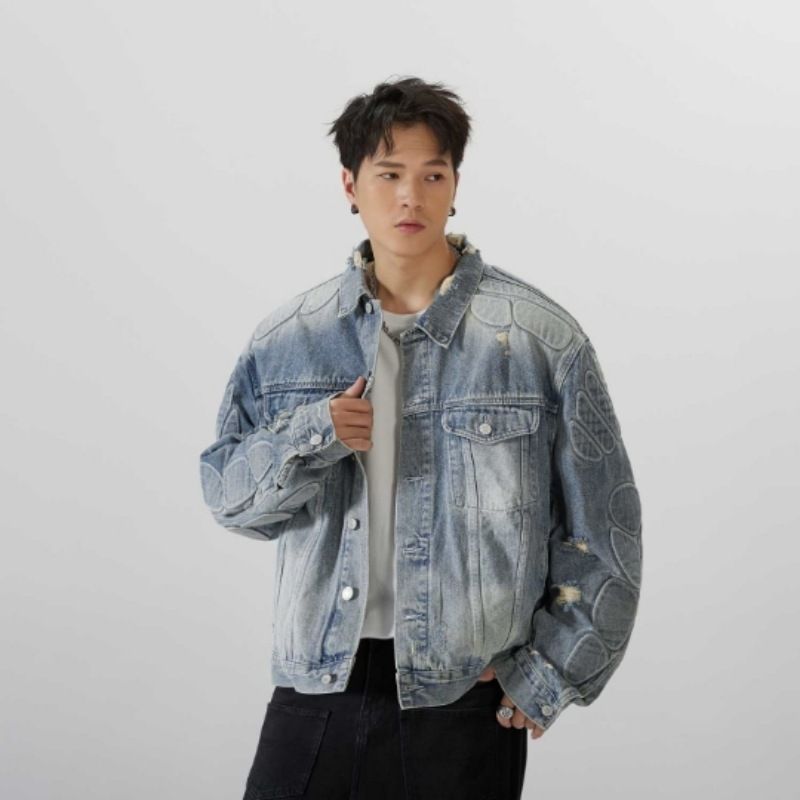 Men's Clothing Motorcycle Street Fashion Personality Denim Jackets_mkmklike.com