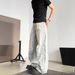 Distressed Jeans For Women, Summer Loose Slimming Straight Low Waist Washed Vintage Wide Leg Pants_mkmklike.com