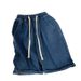 Men's Clothing Elastic Waist Denim Shorts Summer Thin Style Petite Five Point Casual Loose Slimming Straight Leg Student Style_mkmklike.com