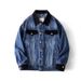 Loom Japanese Trendy Brand Patchwork Autumn Winter Youth European American Style Street Loose Cool Denim Jacket Wholesale_mkmklike.com