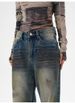 American High Street Retro Ripped Jeans Men's Spring And Autumn New Trendy Brand Ruffian Handsome Fried Street Straight Loose Long Pants_mkmklike.com