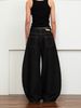 American Embroidery Design Baggy Scimitar Jeans Men And Women Spring And Autumn Trendy Brand Wide-leg Loose Sickle Pants_mkmklike.com