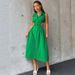 women's clothing combed lapel waist temperament dress long dress _mkmklike.com