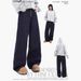 Men's Clothing New Washed Loose Straight Jeans Retro Button Down Straight Jeans_mkmklike.com