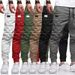 Men's Clothing new size men's work pants youth popular casual slim leg trousers men_mkmklike.com
