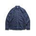 Retro Solid Color Multi Pocket Denim Long Sleeved Shirt For Men, Loose And Versatile Casual Workwear Shirt_mkmklike.com