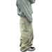 Vintage Washed Cotton Cargo Pants With Double Pockets – Relaxed Fit, Distressed Details, Streetwear Style_mkmklike.com