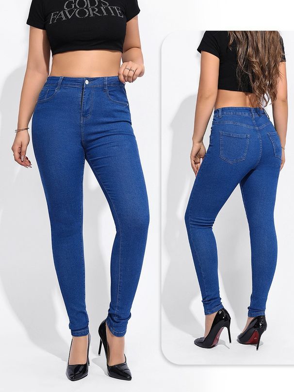 Women's Clothing Skinny Jeans – Mid Rise & Stretch Fit (25-32, Black/Blue/Grey) | Slimming & Comfortable_mkmklike.com